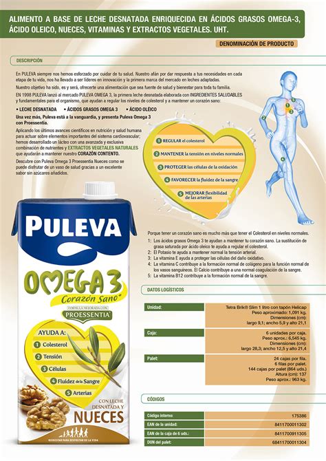 calidad de la leche puleva con omega 3 y nueves - Análisis: Puleva Omega 3 Nueces, la combinación perfecta para .